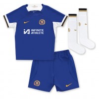 Chelsea Ben Chilwell #21 Domáci Detský futbalový dres 2023-24 Krátky Rukáv (+ trenírky)